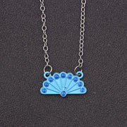 Personalized Fashion Jewelry, Peacock  Necklace, Alloy Jewelry