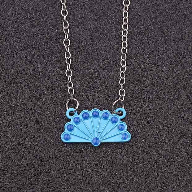 Personalized Fashion Jewelry, Peacock  Necklace, Alloy Jewelry