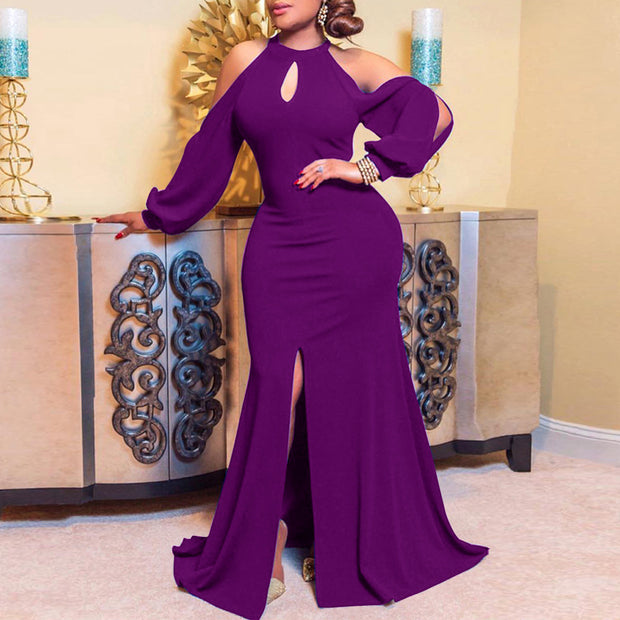 High Waist Halter Strapless Sexy African Dress