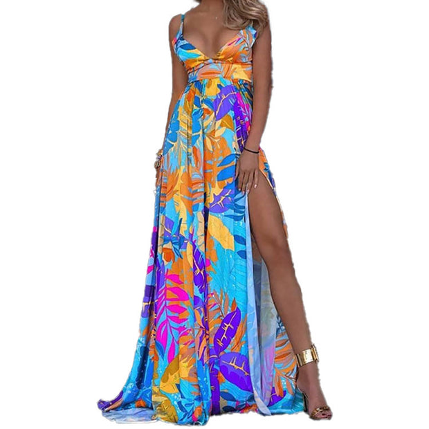 Women's New Style Sling Strapless Sleeveless Sexy Dress