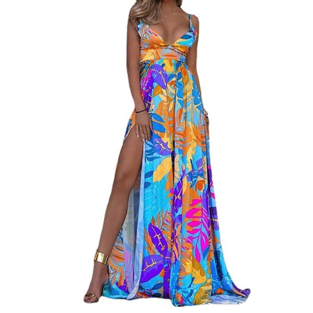 Women's New Style Sling Strapless Sleeveless Sexy Dress