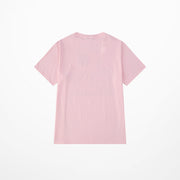 Men And Women Couples Japanese Retro  Thick Loose Round Neck Short Sleeve T-shirt