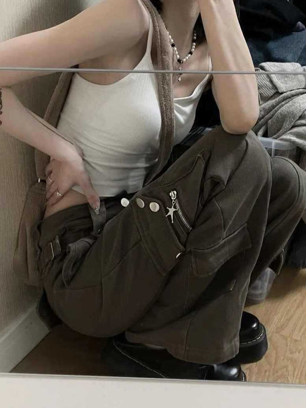 New American Retro Workwear Pocket Jeans