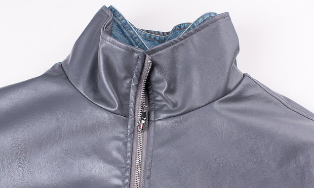 Contrast fake two denim jackets