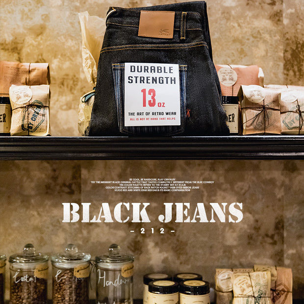 Black Denim Jeans