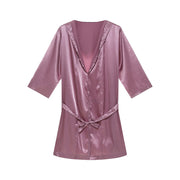 Thin Loose Short Sleeve Pajamas