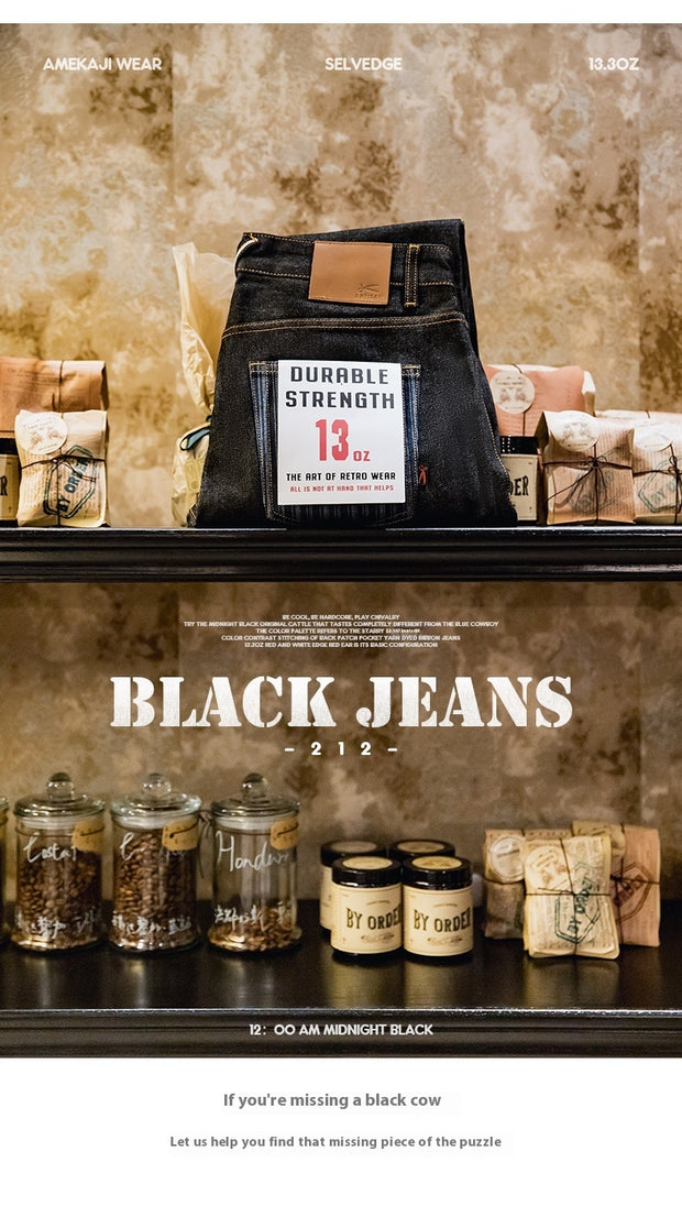 Black Denim Jeans