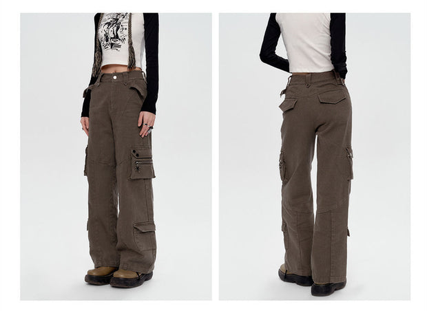 New American Retro Workwear Pocket Jeans